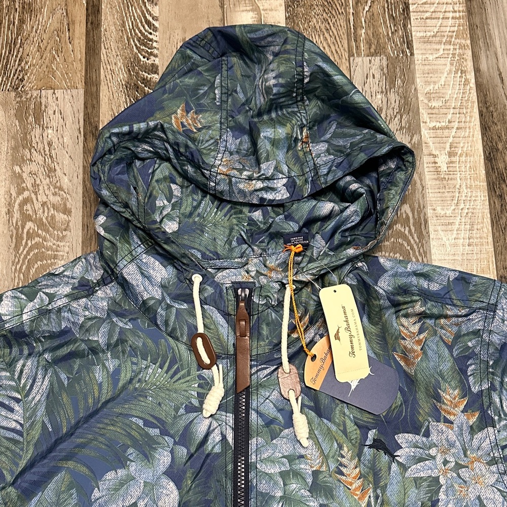 Tommy Bahama Botanical Beach Popover Dockside Blue. NWT! - Picture 2 of 16